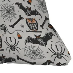 Heather Dutton Halloween X-Ray Square Throw Pillow White/Black - Deny Designs -Deny Designs Shop GUEST dd833616 f493 4abf 994a 6ec02d1e714d