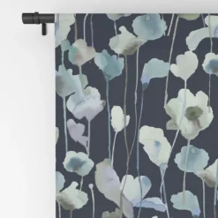 Ninola Design Watery Abstract Flowers Navy 84" X 50" Single Panel Blackout Window Curtain - Deny Designs 8 Ninola Design Watery Abstract Flowers Navy 84" X 50" Single Panel Blackout Window Curtain - Deny Designs -Deny Designs Shop GUEST dd966888 d781 41f2 bfb0 2b631b1dff67