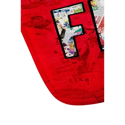 Little Arrow Design Co Multi Striped Memory Foam Bath Mat Red - Deny Designs 4 Little Arrow Design Co Multi Striped Memory Foam Bath Mat Red - Deny Designs - Image 2