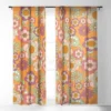 Mirimo Nostalgic 70s In Orange Single Panel Sheer Window Curtain - Deny Designs -Deny Designs Shop GUEST de5b4278 725e 47d7 b53b 46f970a3492d