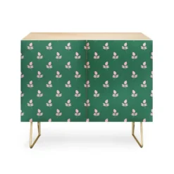 Maritza Lisa Retro Pink Leaf Pattern Credenza - Deny Designs -Deny Designs Shop GUEST e0041db8 d574 4293 8d8a 7ae41bb2334f
