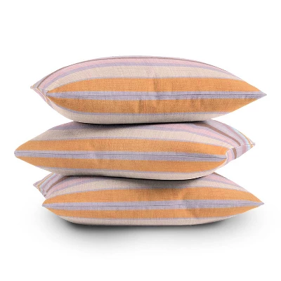 16"x16" Mirimo Pastello Striped Square Throw Pillow - Deny Designs 5 16"x16" Mirimo Pastello Striped Square Throw Pillow - Deny Designs - Image 3