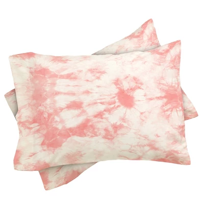 Amy Sia Tie Dye 3 Pink Comforter Set - Deny Designs 4 Amy Sia Tie Dye 3 Pink Comforter Set - Deny Designs - Image 2