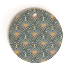 Iveta Abolina Fan Florals Green Cutting Board - Round -Deny Designs Shop GUEST e42c3e3b c771 4191 bf9c 762f8b447739