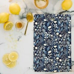 Avenie Moody Blooms Ditsy Cutting Board Rectangle - Deny Designs
