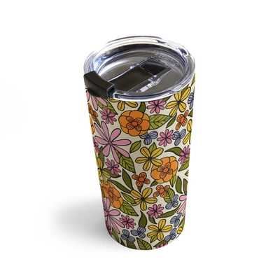 Alisa Galitsyna Summer Garden 11 20 Oz Stainless Steel Travel Mug - Deny Designs 5 Alisa Galitsyna Summer Garden 11 20 Oz Stainless Steel Travel Mug - Deny Designs - Image 3