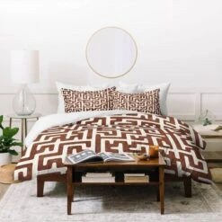 Maze In Brandywine Cotton Duvet & Sham Set - Deny Designs 7 Maze In Brandywine Cotton Duvet & Sham Set - Deny Designs -Deny Designs Shop GUEST e4bd83b8 e4a4 480a acb9 fb08eda17c74