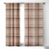 Emanuela Carratoni Tartan Theme On Pink 50" X 96" Single Panel Room Darkening Window Curtain - Deny Designs -Deny Designs Shop GUEST e52d0cd0 2f15 4e27 9907 d98e46a192b3