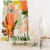 Orange Flowers Rain Summer Floral Shower Curtain - Deny Designs -Deny Designs Shop GUEST e55ec445 e31d 4233 8754 ad8340570452