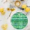 Angela Minca Watercolor Green Grid Cutting Board - Round -Deny Designs Shop GUEST e56e6277 1bcc 4ac5 a34c 0b022c9e2c5c
