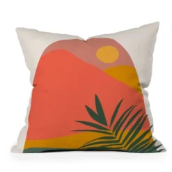 Oris Eddu Tropical Landscape Outdoor Throw Pillow Orange - Deny Designs -Deny Designs Shop GUEST e5e90c3e 968d 49e7 a17d af89091136ff