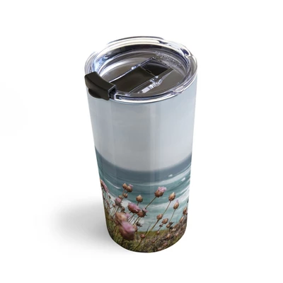 Henrike Schenk - Travel Photography Pink Flowers By The Ocean 20 Oz Stainless Steel Travel Mug - Deny Designs 5 Henrike Schenk - Travel Photography Pink Flowers By The Ocean 20 Oz Stainless Steel Travel Mug - Deny Designs - Image 3