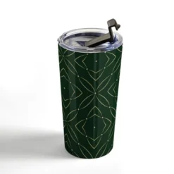 Marta Barragan Camarasa Vintage Emerald Pattern Travel Mug 20 Oz Stainless Steel Travel Mug - Deny Designs -Deny Designs Shop GUEST e776677f 4fdd 4e66 844c 8bb057e74c12