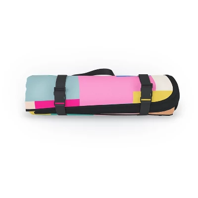 Daily Regina Designs Color Block Print Mid Century Picnic Blanket - Deny Designs 3 Daily Regina Designs Color Block Print Mid Century Picnic Blanket - Deny Designs