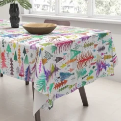 Ninola Design Christmas Trees Simply Modern - Tablecloth Deny Designs