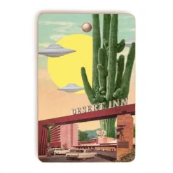 MsGonzalez Desert Inn UFO Cutting Board Rectangle - Deny Designs -Deny Designs Shop GUEST e9bf3ce2 3692 4966 a811 31ccc9e9e34c