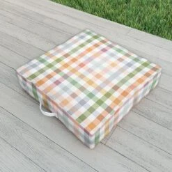 Ninola Design Countryside Gingham Picnic Outdoor Floor Cushion - Deny Designs