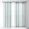 Little Arrow Design Co Watercolor Plaid Dusty Blue Single Panel Sheer Window Curtain - Deny Designs -Deny Designs Shop GUEST e9f7932c 5f94 4999 99fb 5cceb5a821ba
