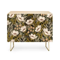 Avenie Floral Meadow Spring Green Credenza - Deny Designs -Deny Designs Shop GUEST ea642b39 761f 4e9f ab03 e32ada88e8b8