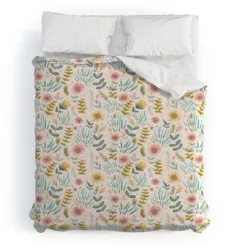Ditsy Floral Field Pimlada Phuapradit Duvet Cover Set Pink/Yellow/Green - Deny Designs 9 Ditsy Floral Field Pimlada Phuapradit Duvet Cover Set Pink/Yellow/Green - Deny Designs -Deny Designs Shop GUEST eaa3d3da 7caf 4b16 b60c 8dcd99ce6290