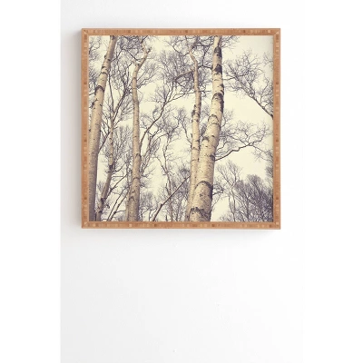 Olivia St Claire Winter Birch Trees Bamboo Framed Wall Art - Deny Designs 7 Olivia St Claire Winter Birch Trees Bamboo Framed Wall Art - Deny Designs - Image 5