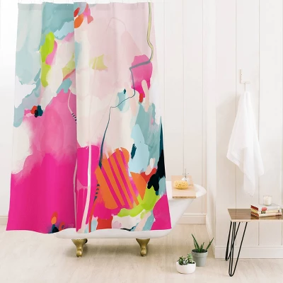 Sky Shower Curtain Green - Deny Designs 3 Sky Shower Curtain Green - Deny Designs