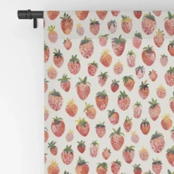 Ninola Design Strawberries Countryside Summer 84" X 50" Single Panel Room Darkening Window Curtain - Deny Designs 7 Ninola Design Strawberries Countryside Summer 84" X 50" Single Panel Room Darkening Window Curtain - Deny Designs -Deny Designs Shop GUEST ee126bfd 56f2 47bc 872c 38b36e0dfb70