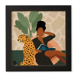 Domonique Brown Stay Home No. 1 Framed Wall Art Black - Deny Designs -Deny Designs Shop GUEST ee6f3a14 4137 4873 8bb7 9075eb5f3a18
