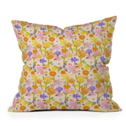 Alja Horvat Flower Power Outdoor Throw Pillow - Deny Designs -Deny Designs Shop GUEST ef028580 4986 4123 9d43 eea0d4e07a52