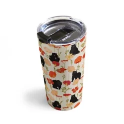 Iveta Abolina California Poppies And Bears 20 Oz Stainless Steel Travel Mug - Deny Designs -Deny Designs Shop GUEST ef7aba7b e36e 42f0 8887 ce127ddfa9b6