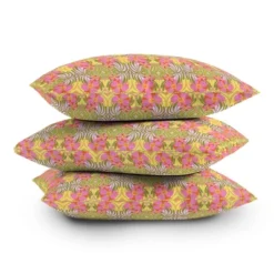 Sewzinski Modern Botanicals III Outdoor Throw Pillow Green/Pink - Deny Designs -Deny Designs Shop GUEST ef83e630 3f5b 4e42 a40c 1f5e9051435a