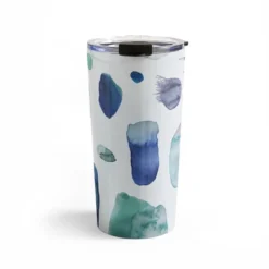 Ninola Design Blue Minimal Strokes Abstract 20 Oz Stainless Steel Travel Mug - Deny Designs -Deny Designs Shop GUEST efcdaf0a f6ac 466a 9925 7b1dadcfe9d9