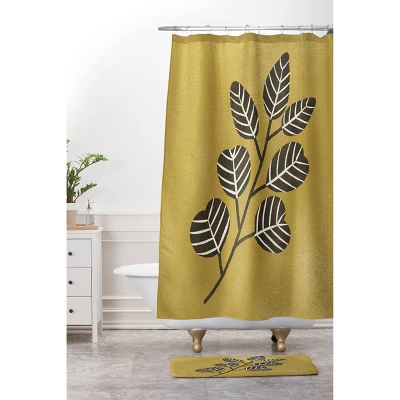 Eucalyptus Branch Memory Foam Bath Mat - Deny Designs 3 Eucalyptus Branch Memory Foam Bath Mat - Deny Designs
