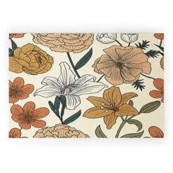Emanuela Carratoni Spring Floral Mood Looped Vinyl Welcome Mat - Society6 -Deny Designs Shop GUEST f14815e8 5396 4802 b169 793c8acc23d2
