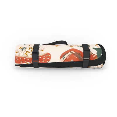 Dash And Ash Woodland Friends Picnic Blanket - Deny Designs 3 Dash And Ash Woodland Friends Picnic Blanket - Deny Designs