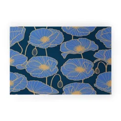 Emanuela Carratoni Moody Blue Garden Welcome Mat - Deny Designs -Deny Designs Shop GUEST f182eb19 2c8c 450c bc24 7dadf36fab56