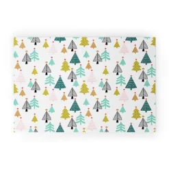 Wendy Kendall Tiny Trees Looped Vinyl Welcome Mat - Society6 -Deny Designs Shop GUEST f24572bf 01e7 4f30 a524 9fbce1d9a136