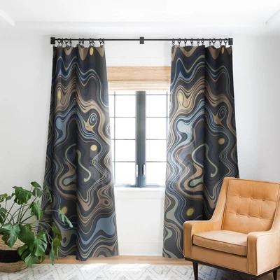 Viviana Gonzalez Texturally Abstract 84" X 50" Single Panel Blackout Window Curtain - Deny Designs 6 Viviana Gonzalez Texturally Abstract 84" X 50" Single Panel Blackout Window Curtain - Deny Designs - Image 4