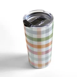 Ninola Design Countryside Gingham Picnic Travel Mug 20 Oz Stainless Steel Travel Mug - Deny Designs