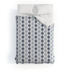 Woven Aztec Little Arrow Design Co Duvet Cover Set Blue/White - Deny Designs -Deny Designs Shop GUEST f3100aa9 cc38 45e1 abd6 4197a191f401
