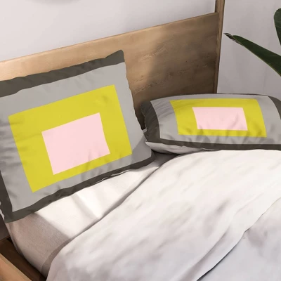 Caroline Okun Flint Lightweight Pillowcase Standard Lime - Deny Designs 3 Caroline Okun Flint Lightweight Pillowcase Standard Lime - Deny Designs