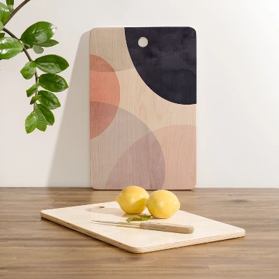 Emanuela Carratoni Pastel Shapes Cutting Board - Deny Designs 4 Emanuela Carratoni Pastel Shapes Cutting Board - Deny Designs - Image 2