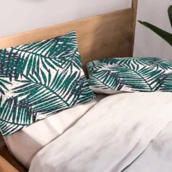 Zoe Wodarz The Palm Hotel Botanical Pillow Shams (Standard/Queen) Green 2 Pc - Deny Designs -Deny Designs Shop GUEST f7365aa9 860b 4858 abce 09e3776772e6