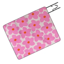 Daily Regina Designs Abstract Retro Flower Pink Picnic Blanket - Deny Designs -Deny Designs Shop GUEST f73f1124 d46c 4297 a739 e1cbd78acfb5