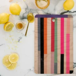 Garima Dhawan Quilt Study Rectangle Cutting Board - Deny Designs