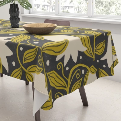 Alisa Galitsyna Hand Drawn Florals Tablecloth - Deny Designs 4 Alisa Galitsyna Hand Drawn Florals Tablecloth - Deny Designs - Image 2