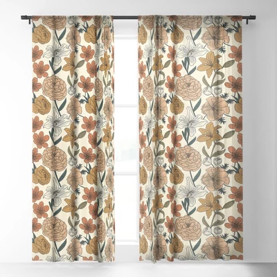 Emanuela Carratoni Spring Floral Mood Single Panel Sheer Window Curtain - Deny Designs 3 Emanuela Carratoni Spring Floral Mood Single Panel Sheer Window Curtain - Deny Designs