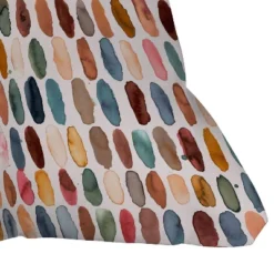 16"x16" Ninola Design Dashes Mineral Square Throw Pillow Pink - Deny Designs -Deny Designs Shop GUEST fa2f7738 8c80 4e76 8dbe f694bda96178