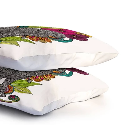 Valentina Ramos Ruby The Elephant Lightweight Pillowcase Standard Cream - Deny Designs 4 Valentina Ramos Ruby The Elephant Lightweight Pillowcase Standard Cream - Deny Designs - Image 2
