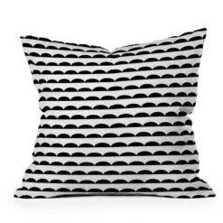 Striped Square Throw Pillow Black/White - Deny Designs -Deny Designs Shop GUEST fa4b86a1 8111 4fbc 8e76 2e5408060a2e